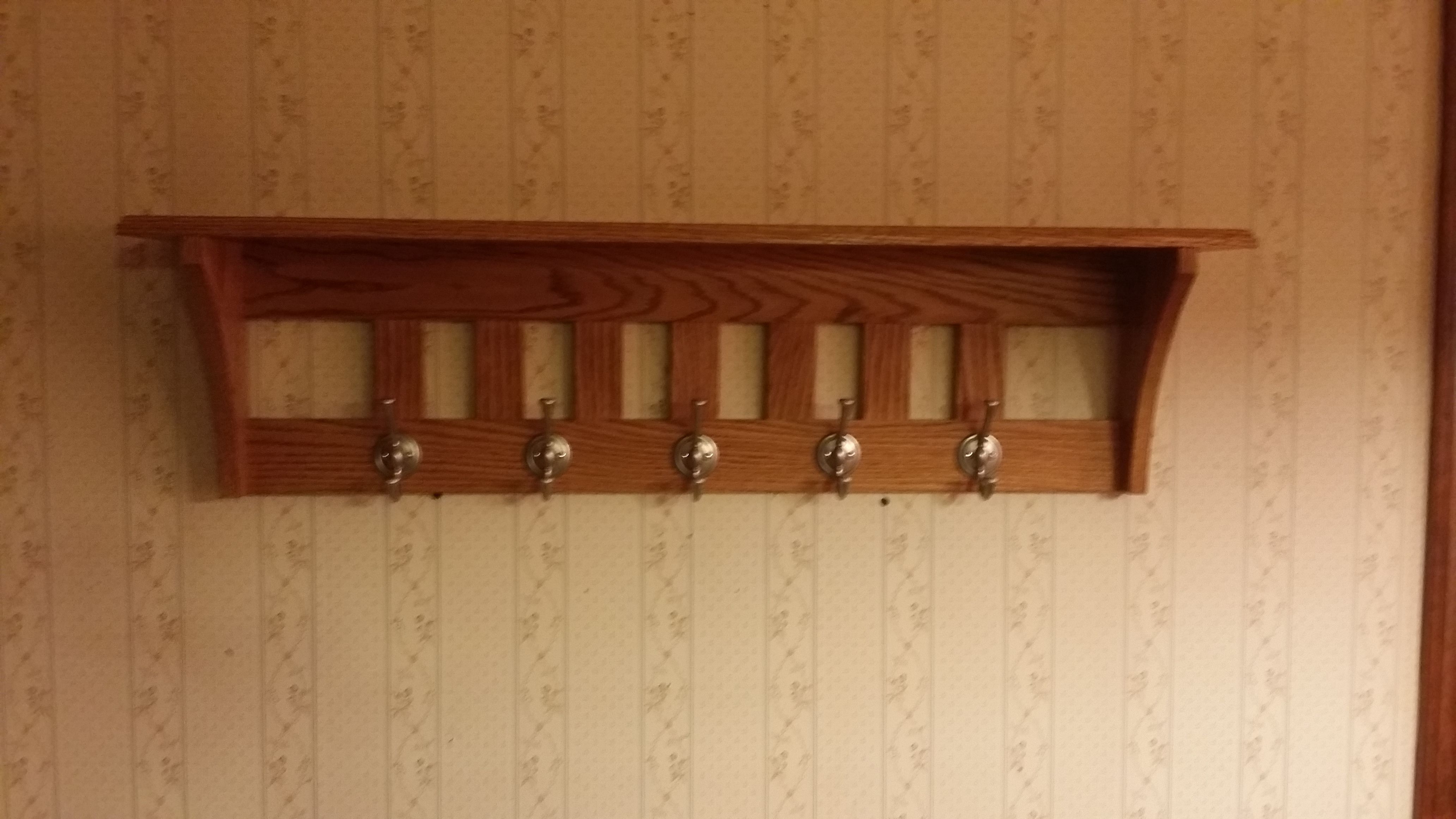Custom Made Mission Style Coat Rack by All Things Wood CustomMade.com