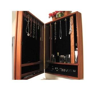 Custom Made Personal Mirror/Jewelry Cabinet