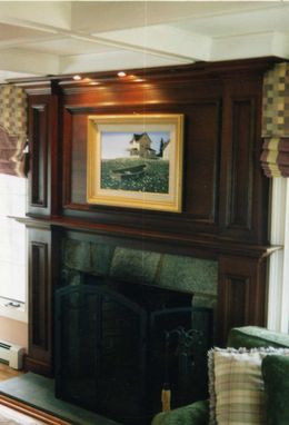 Custom Made Traditional Mahogany Mantle