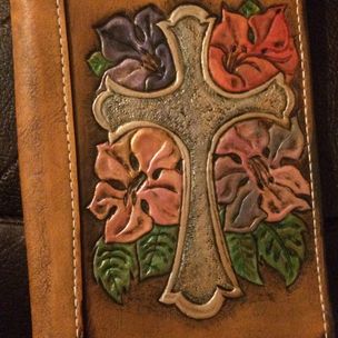 Handmade Custom Leather Tattoo Artists Portfolio Album by Snakebite Leather