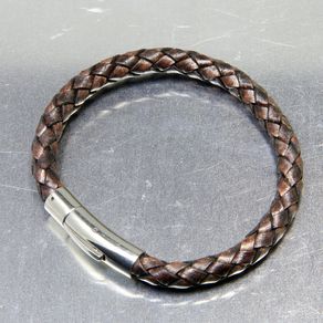 Custom Braided Bracelets Custommade Custom Engraved Leather Bracelet With Personalized Stainless Steel Clasp By Nadina Giurgiu