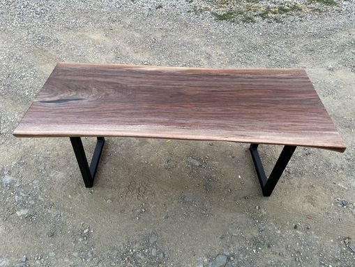 Custom Made Live Edge Walnut Desk