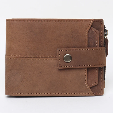 Custom Made Rfid Safe Men Women Leather Wallet  Zip Handmade Wallet