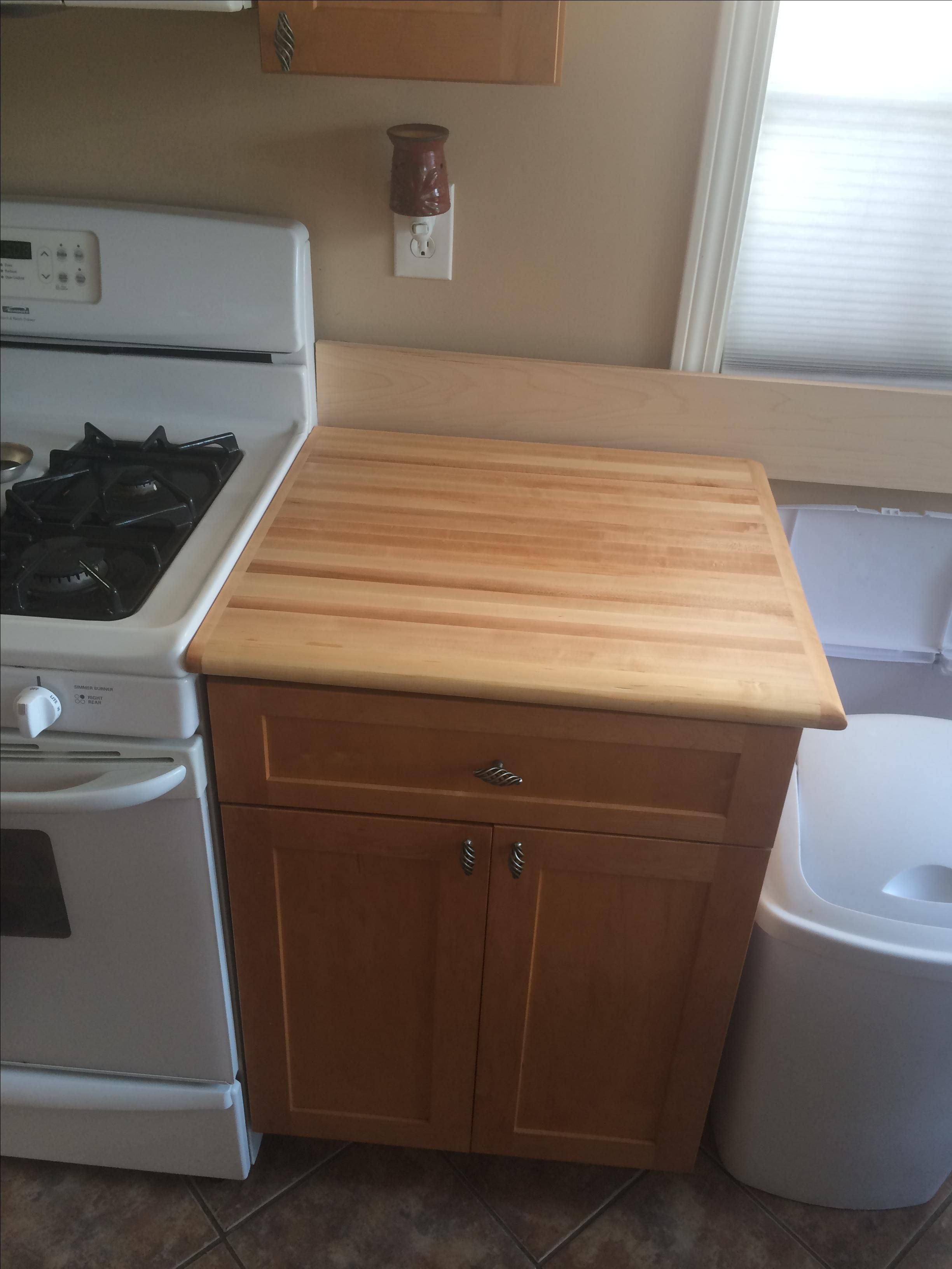 Custom Made Hard Maple Butcher Block Counter Top By Snhwoodworks