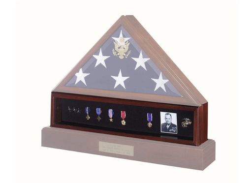 Custom Made Medal Display Case , Pedestal , Medal Holder