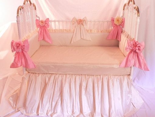 Custom Made Simply Silk Crib Bedding