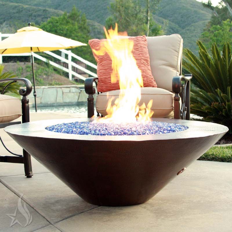 Buy A Custom 60 Inch Cono Moreno Hand Hammered Copper Fire Pit