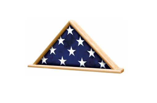 Custom Made Ceremonial Flag Display Triangle