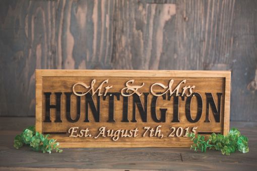 Custom Made Personalized Last Name Sign Wedding Gift Personalized Sign Anniversary Gift Wood Sign