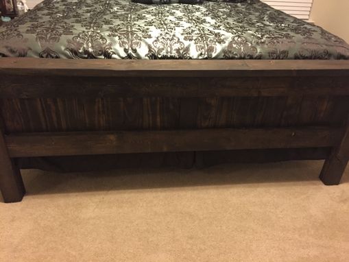 Custom Made Solid Wood Bed Frame Super Solid And Sturdy. Handmade!