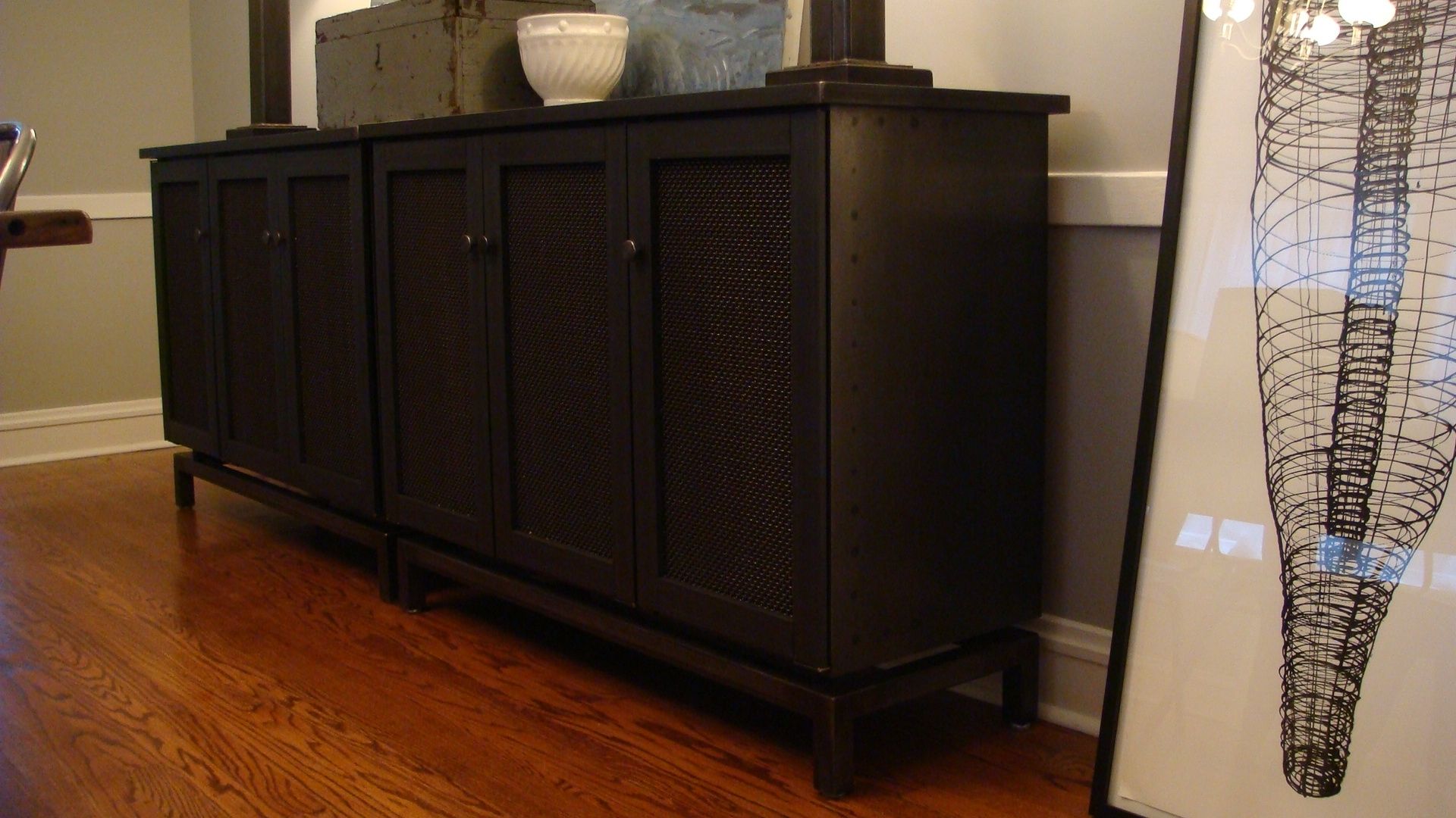Hand Made Credenza Steel Industrial Modern by Andrew Stansell Design