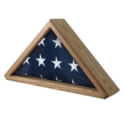 Custom Made Cedar Flag Display Case