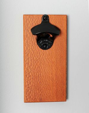 Custom Made Leopardwood Magnetic Bottle Opener