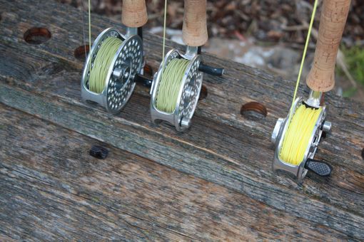 Custom Made Reclaimed/Barnwood Lumber Fishing Rod Rack/Cabinet