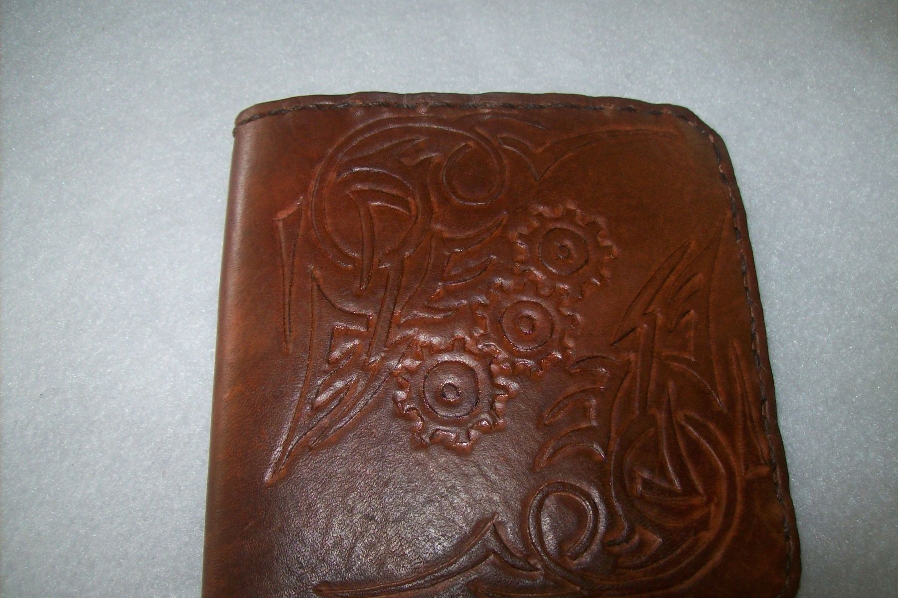 Buy Handmade Leather Bifold Wallet, made to order from Kerry's Custom ...