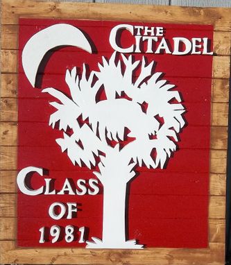 Custom Made Big Red Sign Charleston South Carolina