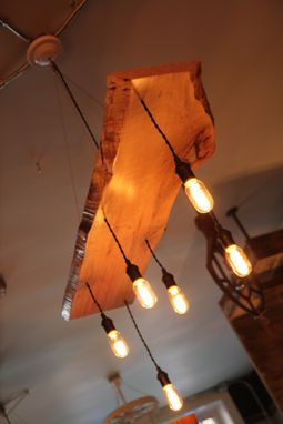 Custom Made Custom Lighting With Reclaimed Wood
