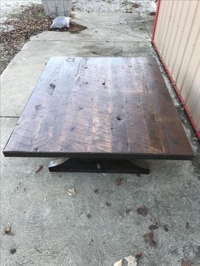 Custom Made Industrial Coffee Table - State Table