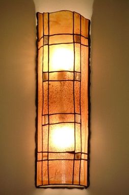 Custom Made Stained Glass Sconce