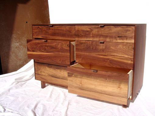 Custom Made Midcentury Modern Walnut Dresser