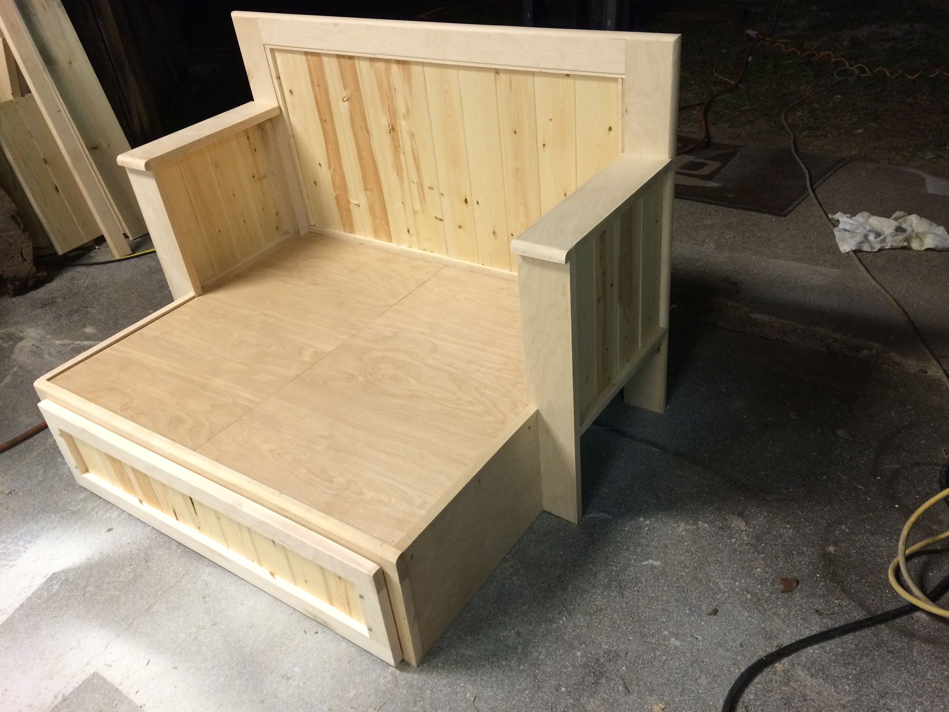 Buy Custom Made Deluxe Dog Bed, made to order from The Stockton Mill