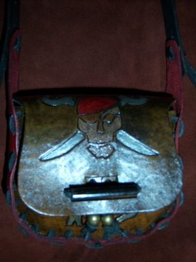 Custom Made Small Leather Pirate Purse