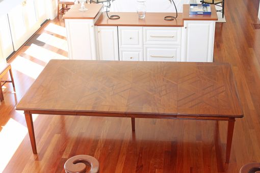 Custom Made Inlayed Dining Room Table