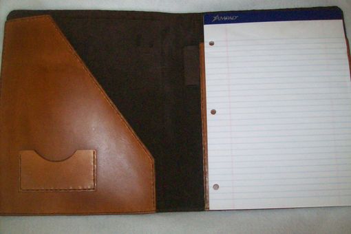 Custom Made Custom Leather Portfolio/Padfolio