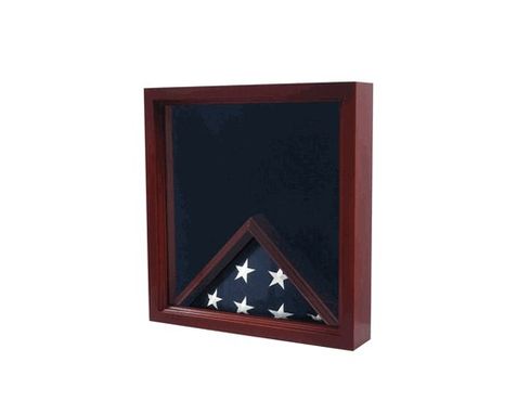 Custom Made Military Flag And Certificate Display Case