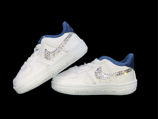 Custom Made Baby Nike's Crystallized Sneakers Custom Bling Shoes European Crystals Bedazzled