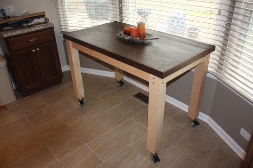 Custom Made Solid Walnut Kitchen Table/ Work Table