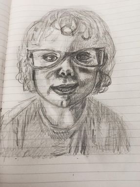 Custom Made Portrait Drawing In Pencil - Custom