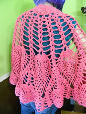 Custom Made Crocheted Pineapple Shawl