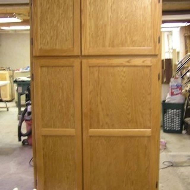 Handmade 7 Foot Tall Oak Pantry With Storage By New Handmade 7 Foot Tall Oak Pantry With Storage By New Refurbish Repurpose Custommade Com
