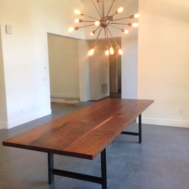 Custom Made Contemporary Solid Walnut Conference/ Dining Table