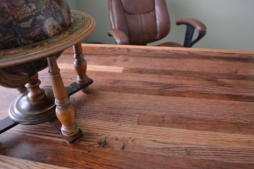 Custom Made Oak Reclaimed Rustic Desk