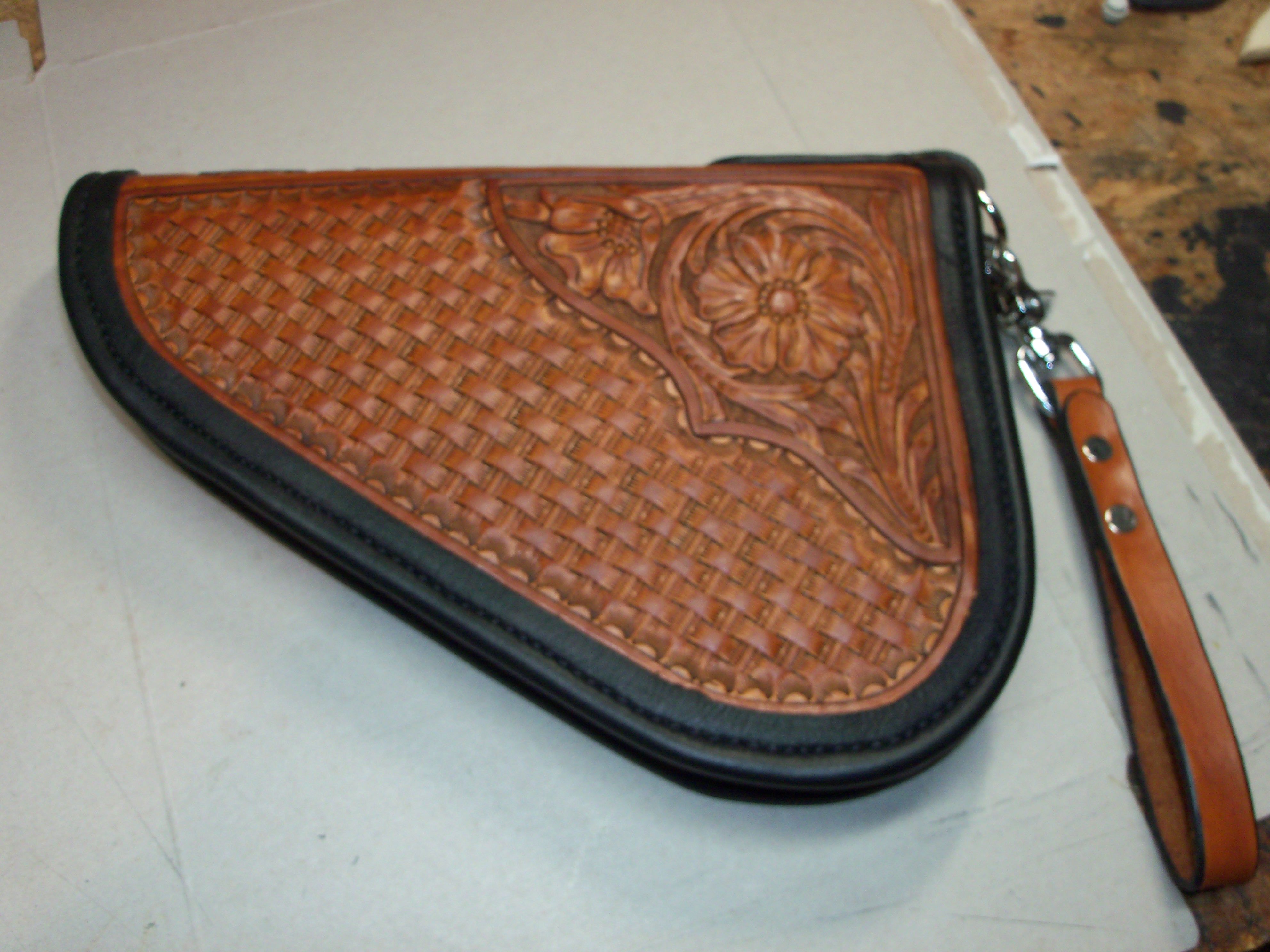 Hand Crafted Pistol Revolver Cases, Gun Rugs by Hubbard Leather