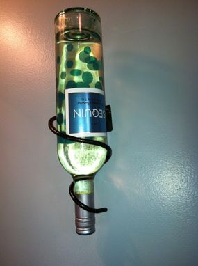 Custom Made Wall Wine Bottle Holder