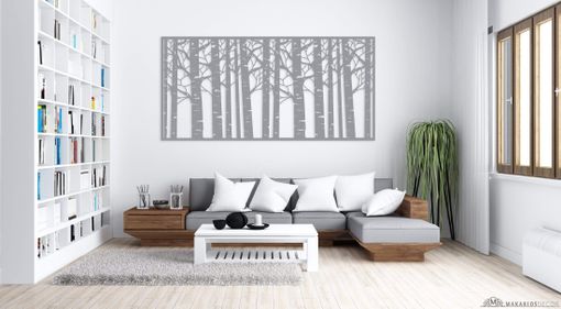Custom Made Birch Tree Wall Art