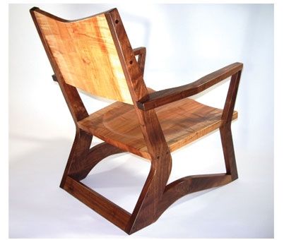 Custom Made Modern, Mid Century Lounge Chair