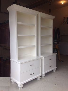 Custom Made Twin Bookcases