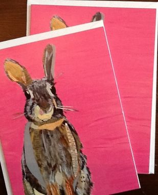 Custom Made Bunny Collage Notecard Set