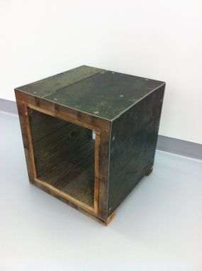 Custom Made Cube Sculpture Seat Or Table