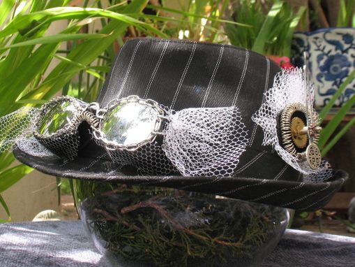 Custom Made Decorated Hat: Steampunk/Neo-Victorian