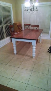 Custom Made Solid Maple Dining Room Table