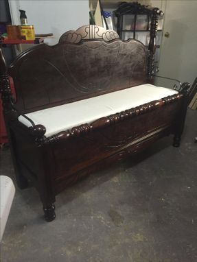 Custom Made Bed Frame Bench