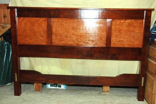 Custom Made Cherry Queen Size Bed Frame