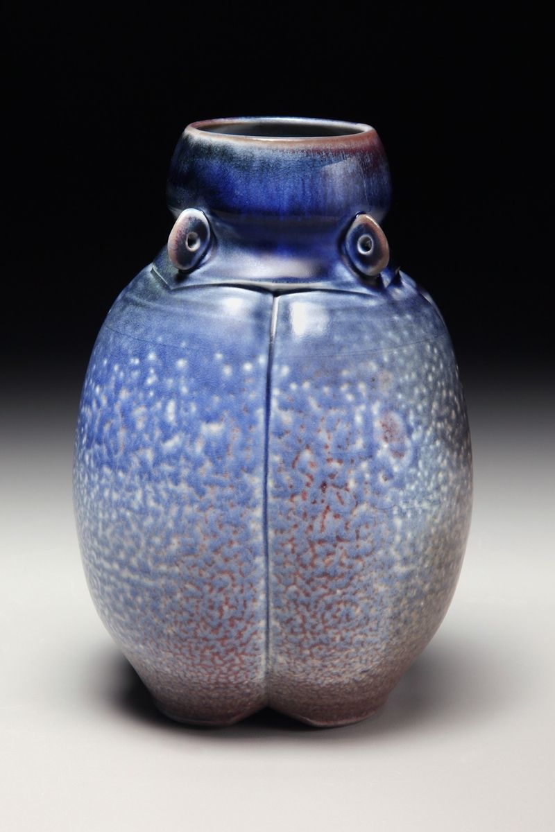 Hand Crafted Porcelain And Stoneware Vases by Voorhees Pottery