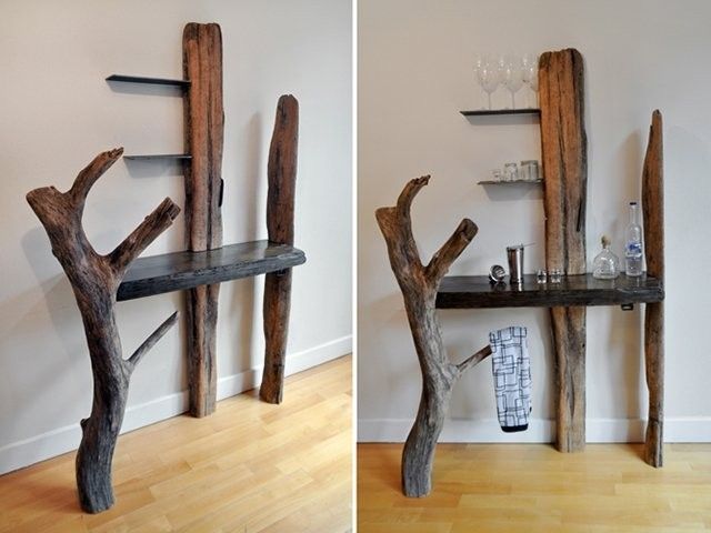 Featured image of post Driftwood Table Designs - Two side tables / lamp tables made of heavy duty wooden planks assembled with strips of iron.