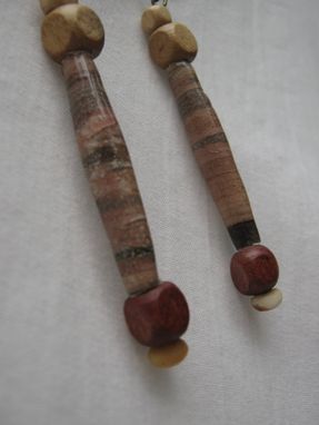 Custom Made Paper Bead Earrings
